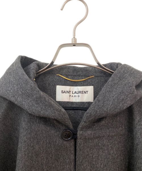 Saint Laurent Paris（サンローランパリ）Saint Laurent Paris (サンローランパリ) ポンチョ グレー サイズ:-の古着・服飾アイテム