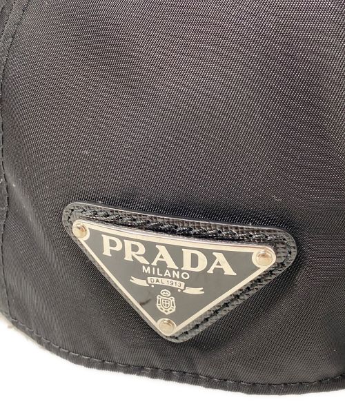 PRADA（プラダ）PRADA (プラダ) Reナイロンキャップ ブラック サイズ:XLの古着・服飾アイテム