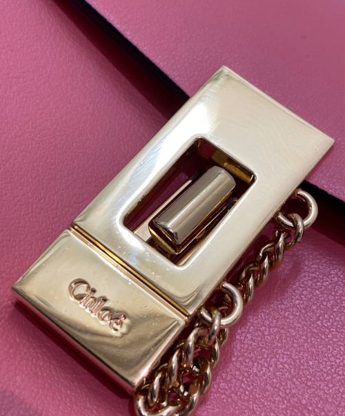 Chloe（クロエ）Chloe (クロエ) drewミニクロスボディバックパック ピンクの古着・服飾アイテム
