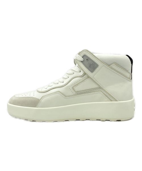 MONCLER（モンクレール）MONCLER (モンクレール) ハイカットスニーカー ホワイト サイズ:42の古着・服飾アイテム