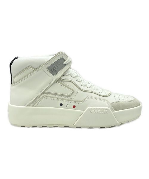 MONCLER（モンクレール）MONCLER (モンクレール) ハイカットスニーカー ホワイト サイズ:42の古着・服飾アイテム