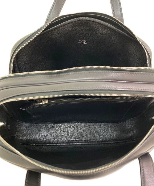 HERMES（エルメス）HERMES (エルメス) ドーハハンドバッグ ブラックの古着・服飾アイテム