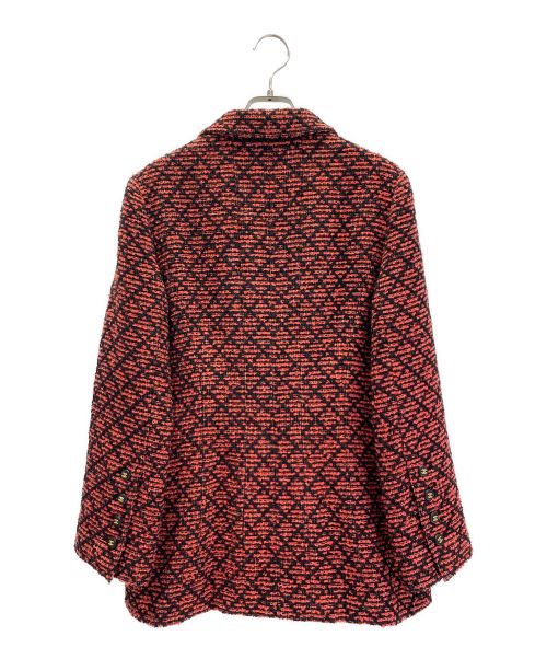 CHANEL BOUTIQUE（シャネル ブティック）CHANEL BOUTIQUE (シャネル ブティック) ツイードジャケット レッド サイズ:40の古着・服飾アイテム