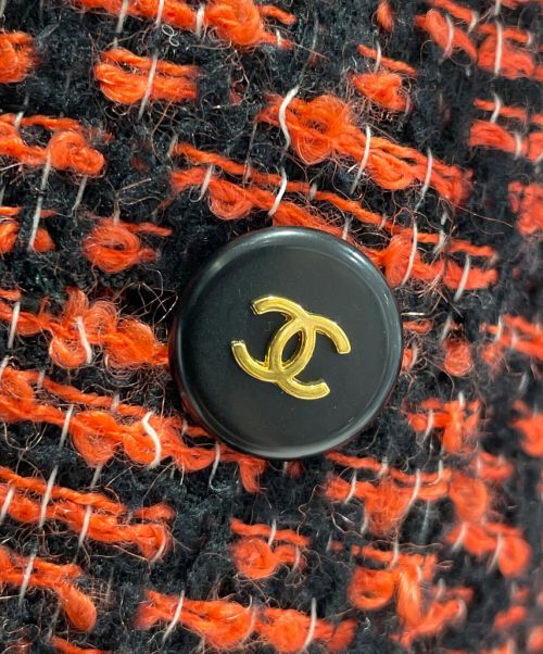 CHANEL BOUTIQUE（シャネル ブティック）CHANEL BOUTIQUE (シャネル ブティック) ツイードジャケット レッド サイズ:40の古着・服飾アイテム