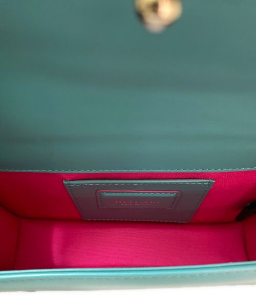 BVLGARI（ブルガリ）BVLGARI (ブルガリ) Serpenti Forever Small Leather Crossbody Bag ブルーグリーン×ピンク サイズ:Sの古着・服飾アイテム