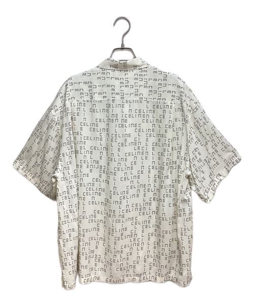 CELINE（セリーヌ）CELINE (セリーヌ) Digital Print Loose-Fit Hawaiian Sshirt　（デジタルプリントルーズフィットハワイアンシャツ） アイボリー サイズ:37の古着・服飾アイテム