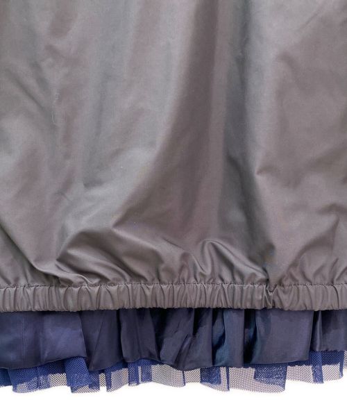 sacai（サカイ）sacai (サカイ) ニットドッキングレイヤードMA-1 ネイビー サイズ:2の古着・服飾アイテム