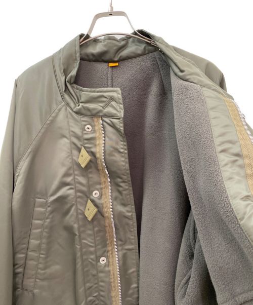 Stand Alone（スタンドアローン）Stand Alone (スタンドアローン) リバーシブル フリース×モッズコート カーキ サイズ:-の古着・服飾アイテム
