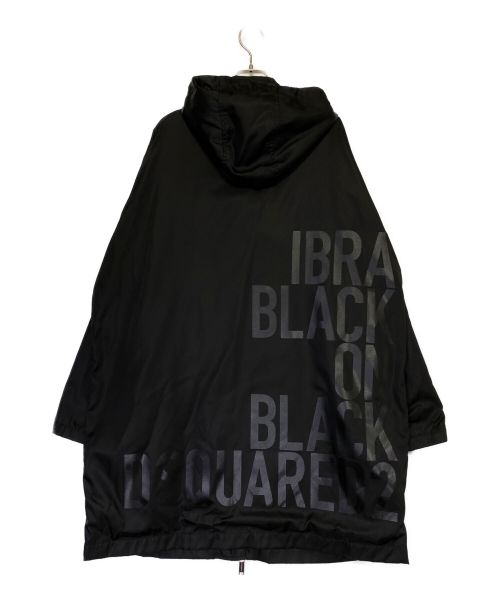 DSQUARED2（ディースクエアード）DSQUARED2 (ディースクエアード) Zlatan Ibrahimović (ズラタン イブラヒモヴィッチ) IBRA IBRA WINDBREAKER ブラック サイズ:Mの古着・服飾アイテム