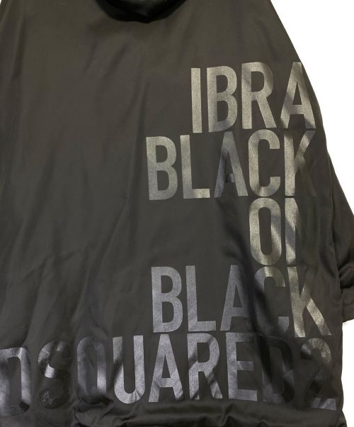 DSQUARED2（ディースクエアード）DSQUARED2 (ディースクエアード) Zlatan Ibrahimović (ズラタン イブラヒモヴィッチ) IBRA IBRA WINDBREAKER ブラック サイズ:Mの古着・服飾アイテム