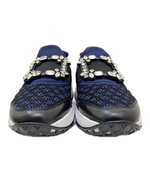 Roger Vivier（ロジェ ヴィヴィエ）Roger Vivier (ロジェ ヴィヴィエ) ヴィヴ ランストラス バックルスニーカー ネイビー サイズ:36の古着・服飾アイテム