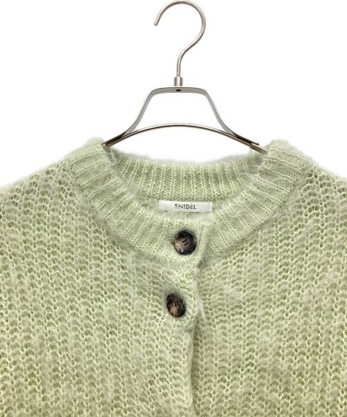 Snidel（スナイデル）Snidel (スナイデル) モヘアカーデミニワンピース ミント サイズ:SIZE Fの古着・服飾アイテム