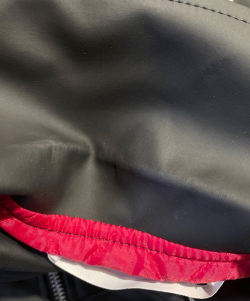 TAO COMME des GARCONS（タオ コムデギャルソン）TAO COMME des GARCONS (タオ コムデギャルソン) フェイクレザーライダースジャケット ブラック サイズ:Sの古着・服飾アイテム