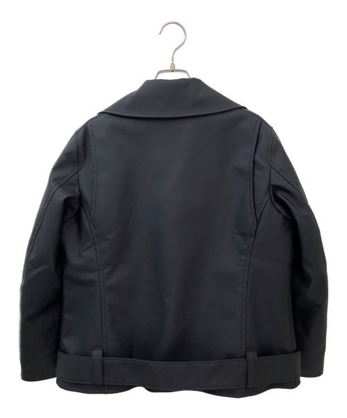 TAO COMME des GARCONS（タオ コムデギャルソン）TAO COMME des GARCONS (タオ コムデギャルソン) フェイクレザーライダースジャケット ブラック サイズ:Sの古着・服飾アイテム