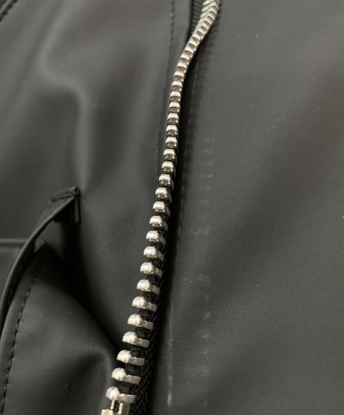 TAO COMME des GARCONS（タオ コムデギャルソン）TAO COMME des GARCONS (タオ コムデギャルソン) フェイクレザーライダースジャケット ブラック サイズ:Sの古着・服飾アイテム