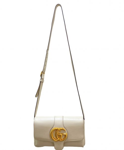 GUCCI（グッチ）GUCCI (グッチ) アリースモールショルダーバッグ アイボリー サイズ:スモールの古着・服飾アイテム