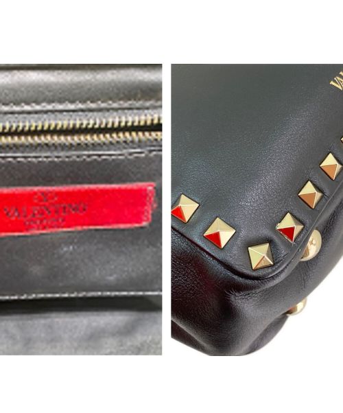 VALENTINO GARAVANI（ヴァレンティノ・ガラヴァーニ）VALENTINO GARAVANI (ヴァレンティノ・ガラヴァーニ) 2WAYバッグ ブラックの古着・服飾アイテム