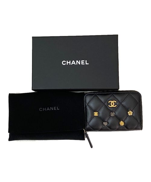 CHANEL（シャネル）CHANEL (シャネル) コインケース ブラックの古着・服飾アイテム