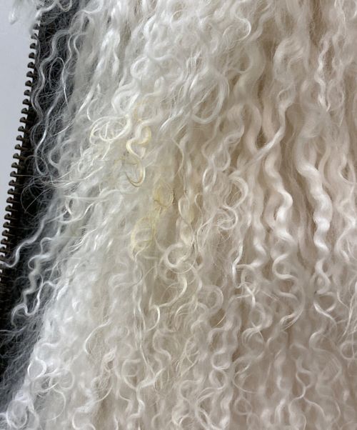 MR&MRS（ミスターアンドミセス）MR&MRS (ミスターアンドミセス) ファーフーデッドMA-1 グリーン サイズ:XSの古着・服飾アイテム