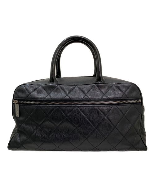 CHANEL（シャネル）CHANEL (シャネル) ロゴボストンバッグ ブラックの古着・服飾アイテム