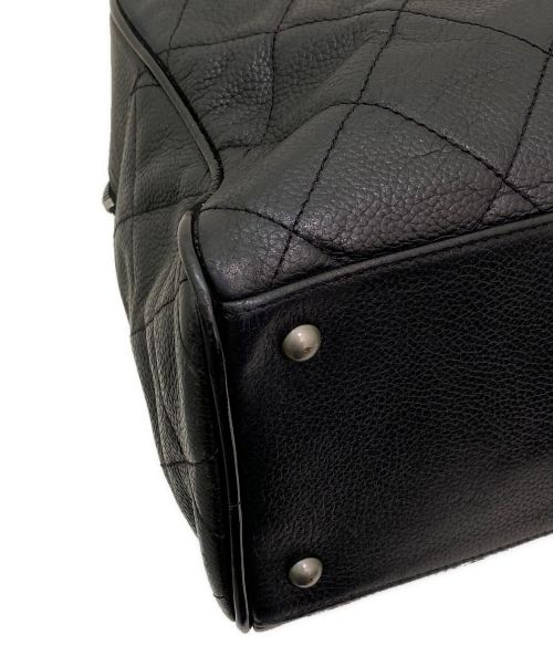 CHANEL（シャネル）CHANEL (シャネル) ロゴボストンバッグ ブラックの古着・服飾アイテム
