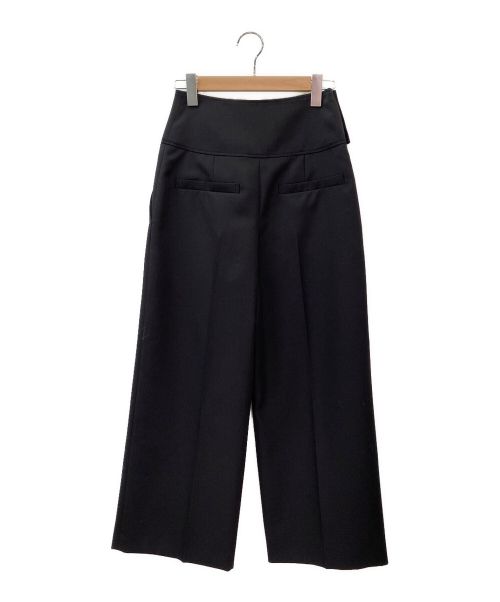 LOHEN（ローヘン）LOHEN (ローヘン) ワイドベルトストレートパンツ ブラック サイズ:36 未使用品の古着・服飾アイテム