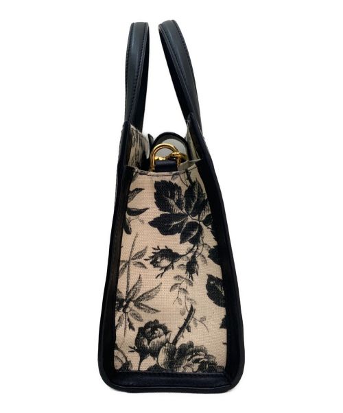 GUCCI（グッチ）GUCCI (グッチ) GGリボン ハーバリウム ブラック×ベージュの古着・服飾アイテム