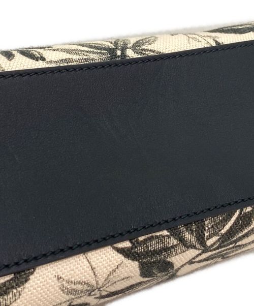 GUCCI（グッチ）GUCCI (グッチ) GGリボン ハーバリウム ブラック×ベージュの古着・服飾アイテム