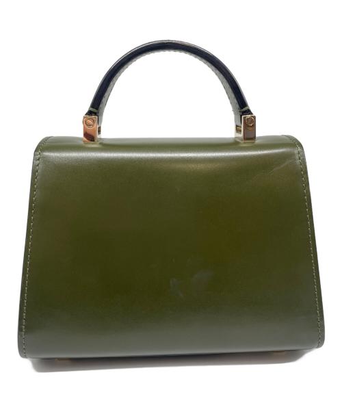 Valextra（ヴァレクストラ）Valextra (ヴァレクストラ) マイクロイジィデ オリーブの古着・服飾アイテム