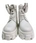 PRADA (プラダ) ポーチ付きレースアップブーツ ホワイト サイズ:361/2：79800円