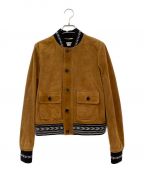 Saint Laurent Parisサンローランパリ）の古着「スウェードジャケット」｜ブラウン
