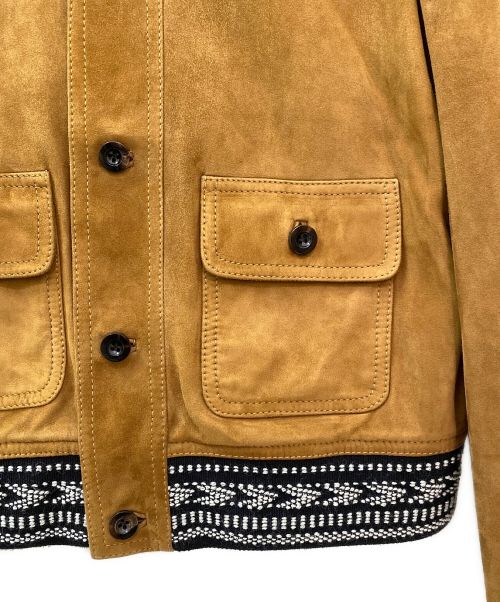 Saint Laurent Paris（サンローランパリ）Saint Laurent Paris (サンローランパリ) スウェードジャケット ブラウン サイズ:38の古着・服飾アイテム