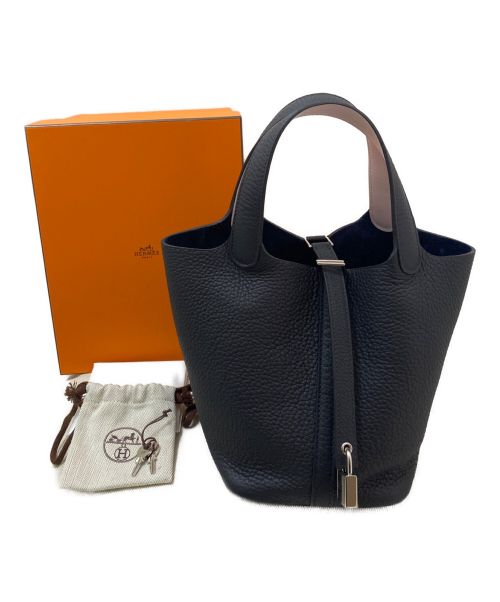 HERMES（エルメス）HERMES (エルメス) ピコタンロックエクラ キャバン×モーヴペール サイズ:PM(18)の古着・服飾アイテム