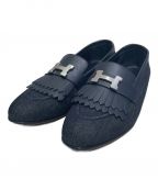HERMESエルメス）の古着「モカシン ロワイヤル」｜インディゴ