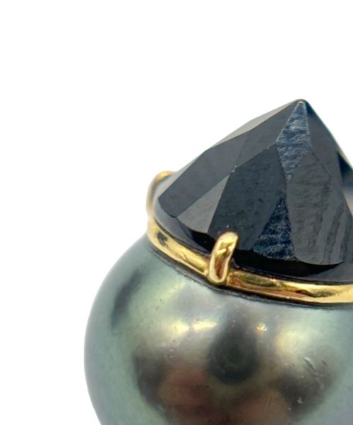 TASAKI（タサキ）TASAKI (タサキ) リファインド リベリオン シグネチャー ブラックスピネル リング サイズ:7号の古着・服飾アイテム