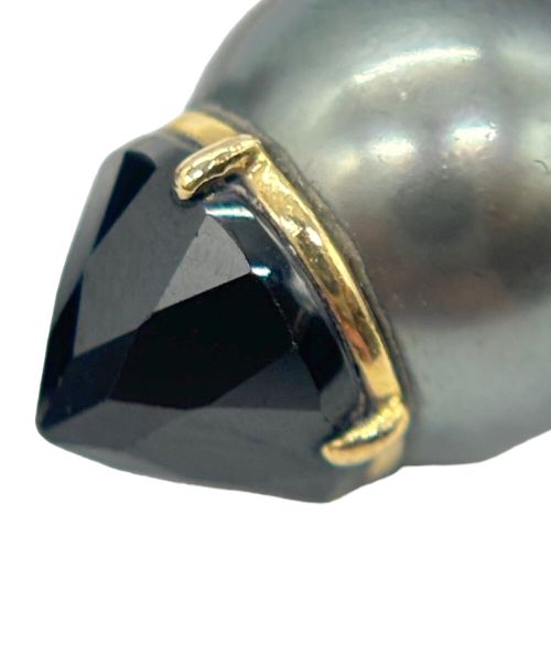 TASAKI（タサキ）TASAKI (タサキ) リファインド リベリオン シグネチャー ブラックスピネル リング サイズ:7号の古着・服飾アイテム