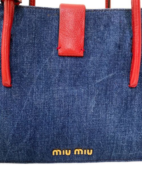MIU MIU（ミュウミュウ）MIU MIU (ミュウミュウ) デニムマドラス インディゴの古着・服飾アイテム