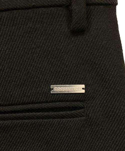 DSQUARED2（ディースクエアード）DSQUARED2 (ディースクエアード) スラックス ブラック サイズ:40の古着・服飾アイテム
