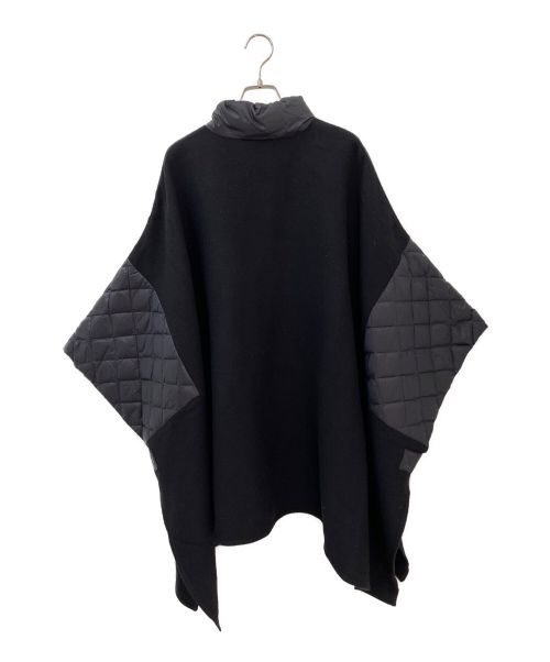 MONCLER（モンクレール）MONCLER (モンクレール) ポンチョコート ブラック サイズ:Freeの古着・服飾アイテム