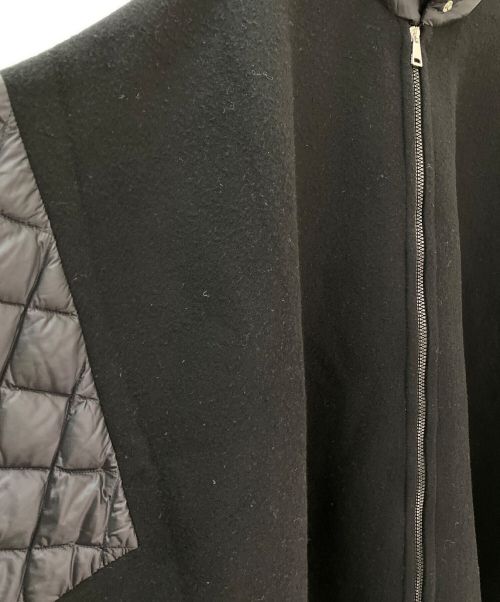 MONCLER（モンクレール）MONCLER (モンクレール) ポンチョコート ブラック サイズ:Freeの古着・服飾アイテム