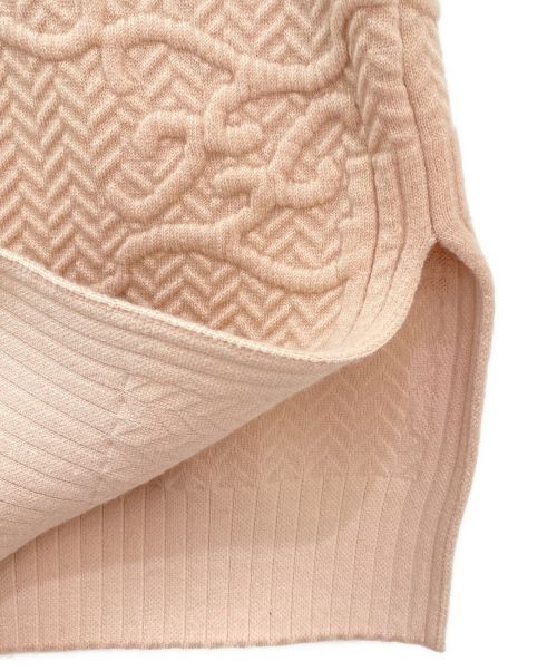 FENDI（フェンディ）FENDI (フェンディ) カリグラフィータートルネックニット ピンク サイズ:40の古着・服飾アイテム