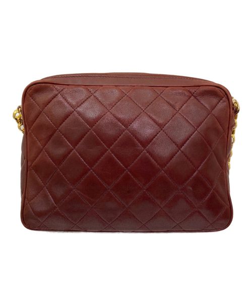 CHANEL（シャネル）CHANEL (シャネル) タッセルチェーンショルダーバッグ ボルドーの古着・服飾アイテム