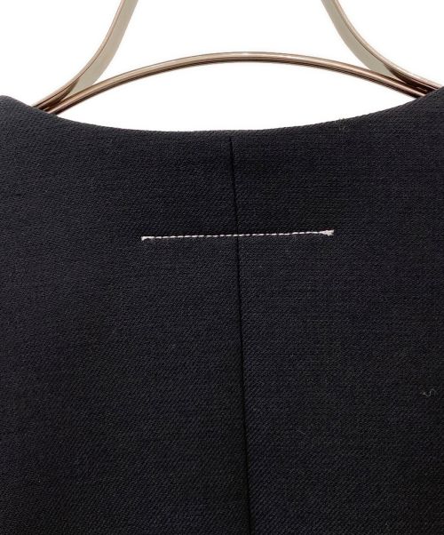 MM6 Maison Margiela（エムエムシックスメゾンマルジェラ）MM6 Maison Margiela (エムエムシックス メゾンマルジェラ) 2wayロングコート ブラック サイズ:38の古着・服飾アイテム