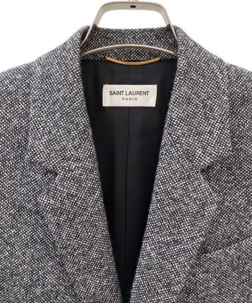 Saint Laurent Paris（サンローランパリ）Saint Laurent Paris (サンローランパリ) ウールジャケット グレー サイズ:38 未使用品の古着・服飾アイテム
