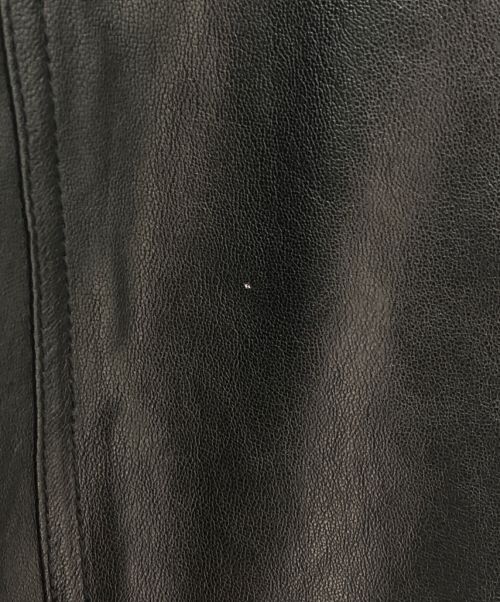 Saint Laurent Paris（サンローランパリ）Saint Laurent Paris (サンローランパリ) ダブルブレストレザーコート レザー/16AW/エディ期/Archive ブラック サイズ:46の古着・服飾アイテム
