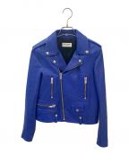 Saint Laurent Parisサンローランパリ）の古着「L01ライダースジャケット」｜ブルー