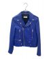 Saint Laurent Paris（サンローランパリ）の古着「L01ライダースジャケット」｜ブルー