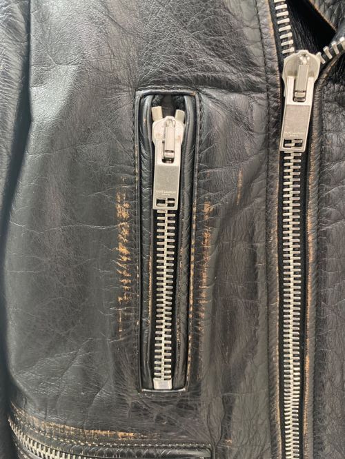 Saint Laurent Paris（サンローランパリ）Saint Laurent Paris (サンローランパリ) ライダースジャケット ブラック サイズ:40の古着・服飾アイテム