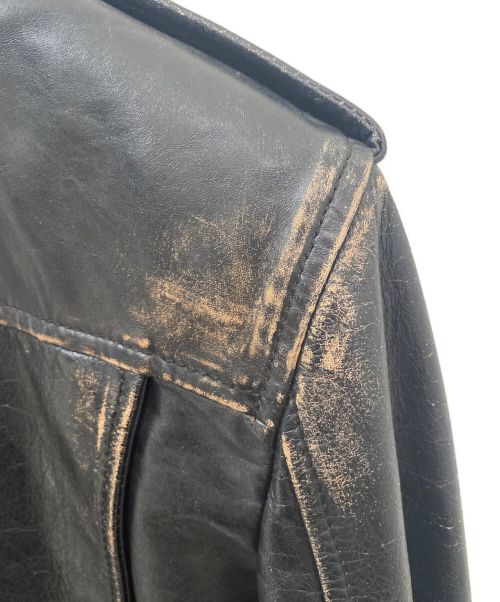Saint Laurent Paris（サンローランパリ）Saint Laurent Paris (サンローランパリ) ライダースジャケット ブラック サイズ:40の古着・服飾アイテム