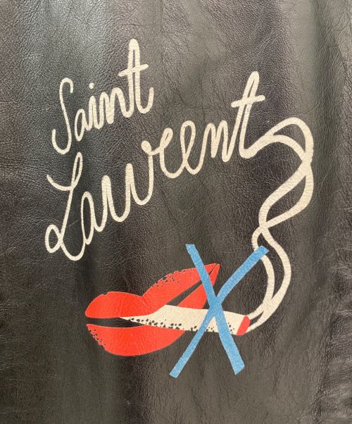 Saint Laurent Paris（サンローランパリ）Saint Laurent Paris (サンローランパリ) ライダースジャケット ブラック サイズ:40の古着・服飾アイテム